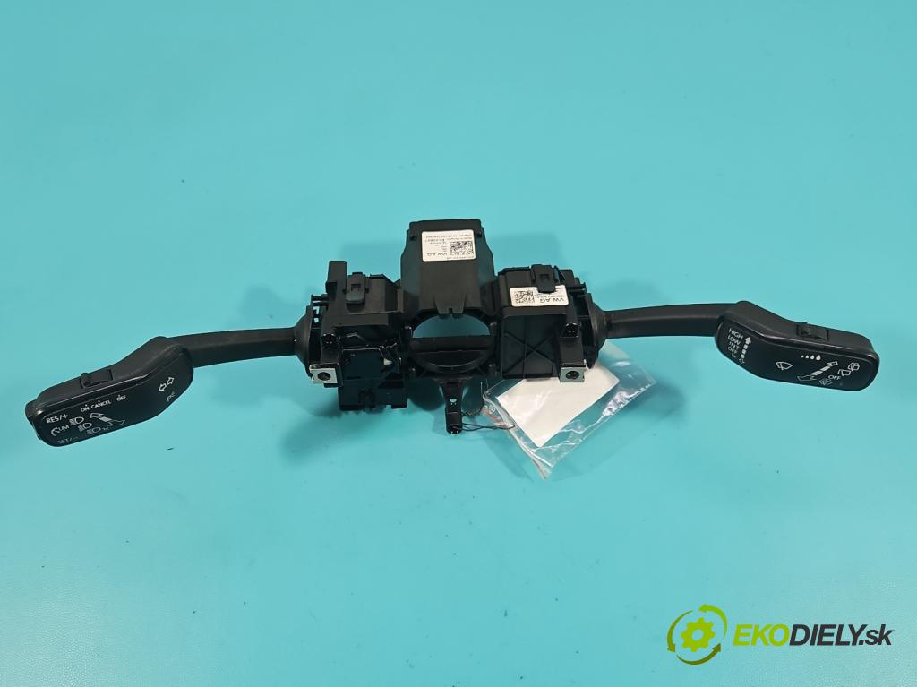 Skoda Fabia III 2014- 2021 1.0 TSI 95 HP manual 70 kW 999 cm3 5- prepínač komplex: 2Q0953521AE (Prepínacie páčky pod volantom)