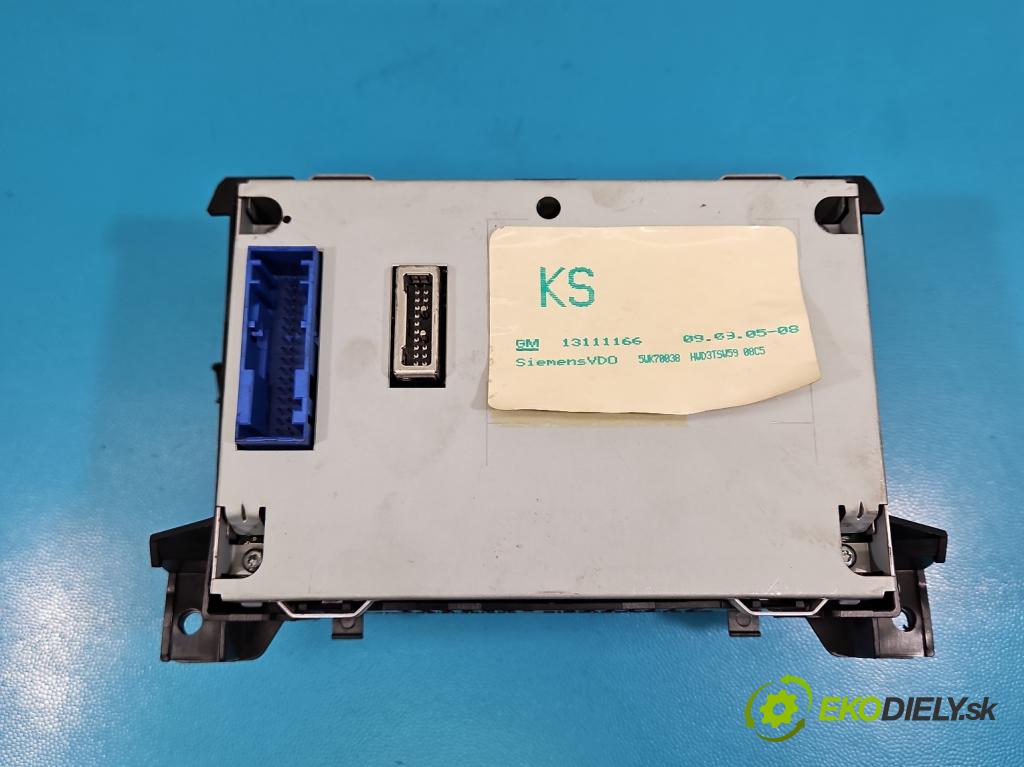 Opel Zafira B 2005-2014 1.9 cdti 150 HP manual 110 kW 1910 cm3 5- Zobrazit: 5WK70038 (Prístrojová doska)