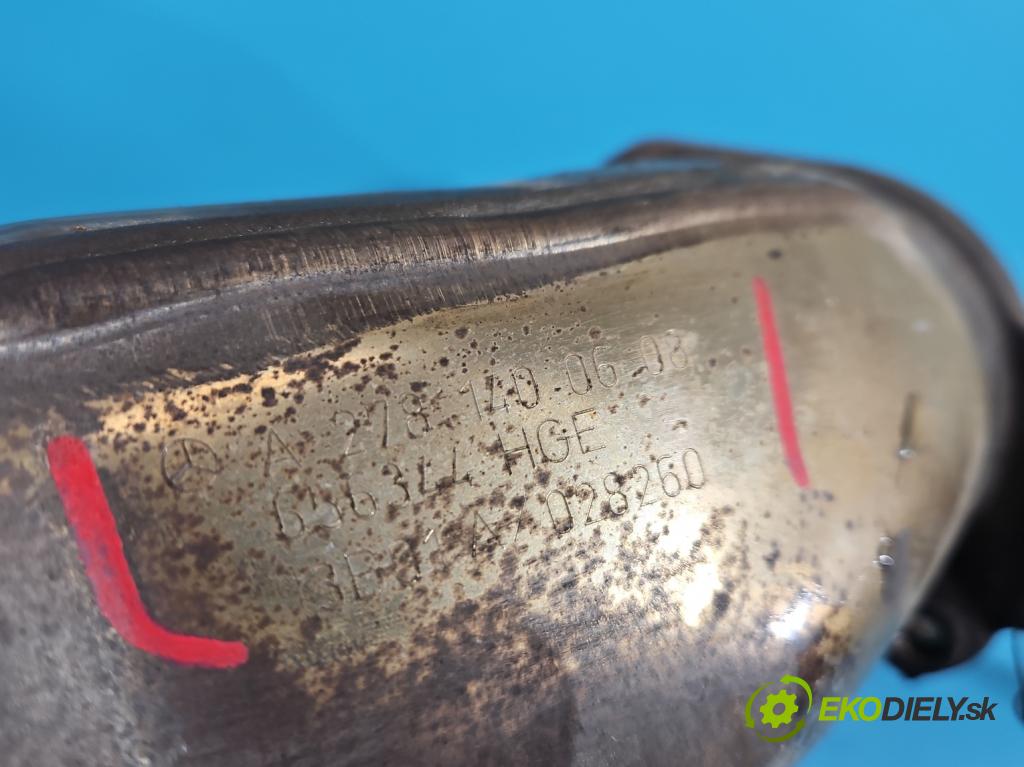 Mercedes GL II X166 2012-2015 4.7 V8 278928 340KM: automatic 250 kW 4663 cm3 5- zvod výfuk A2781400608 (Výfukové potrubie)