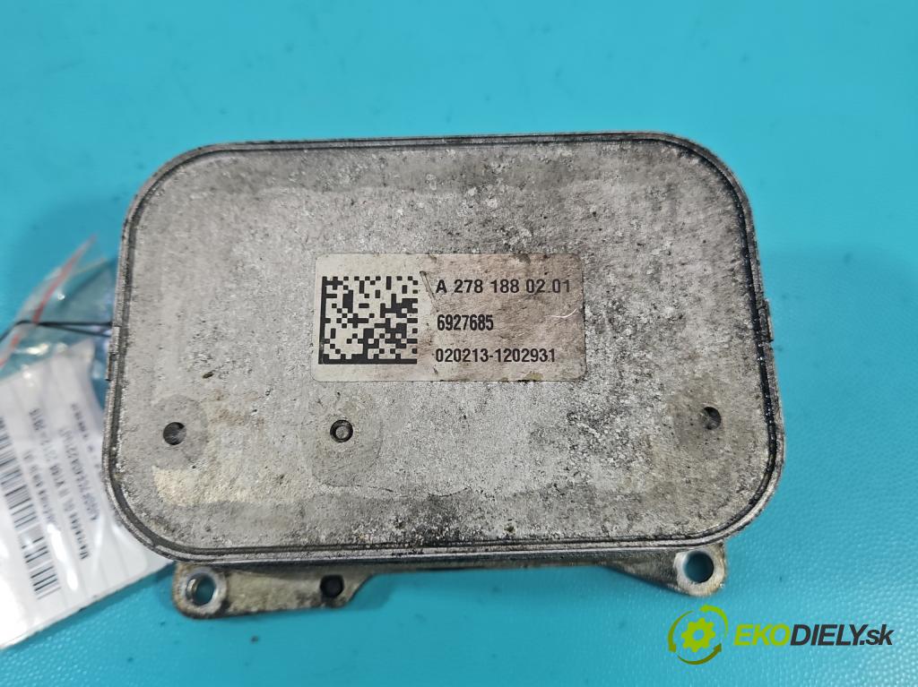 Mercedes GL II X166 2012-2015 4.7 V8 278928 340KM: automatic 250 kW 4663 cm3 5- chladič oleja: A2781880201