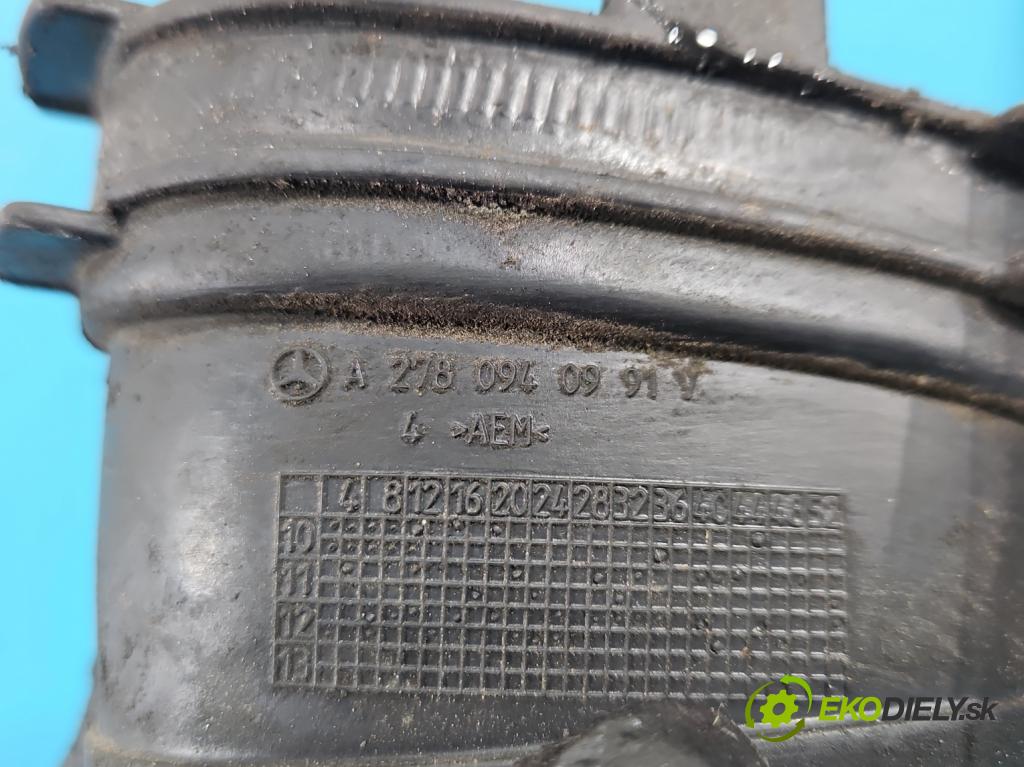 Mercedes GL II X166 2012-2015 4.7 V8 278928 340KM: automatic 250 kW 4663 cm3 5- Trubka: A2780940991V