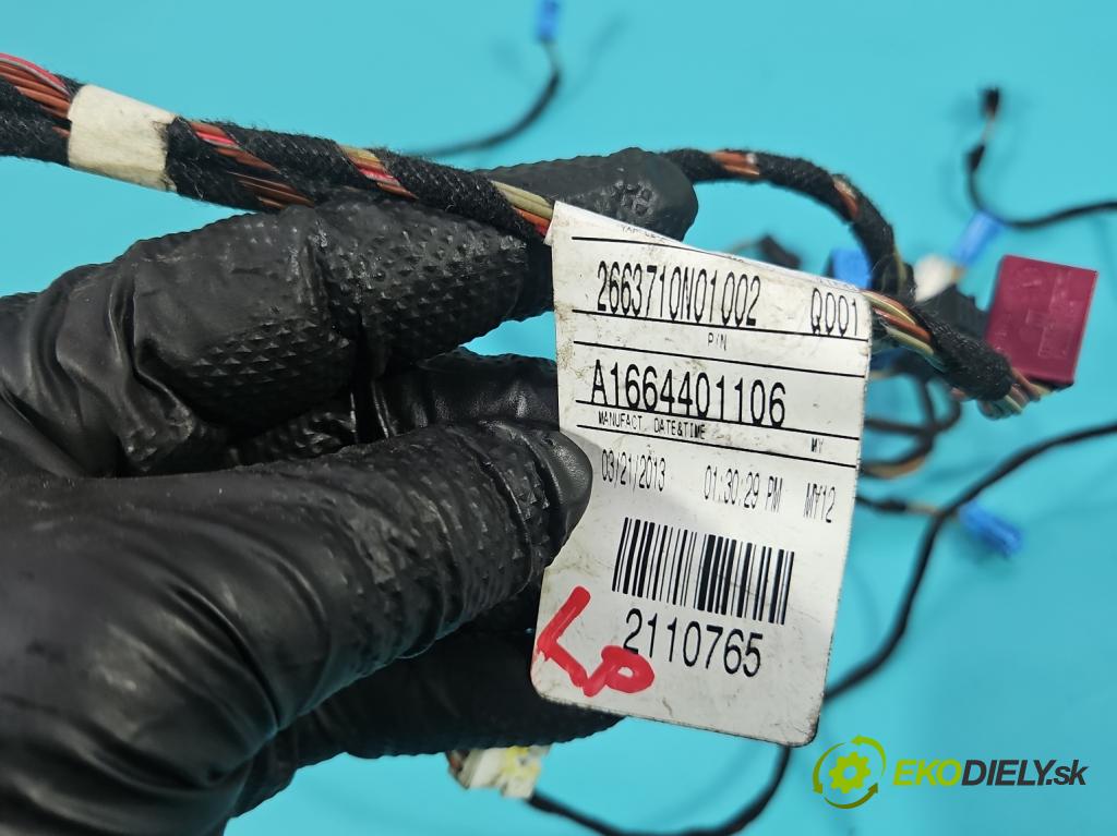 Mercedes GL II X166 2012-2015 4.7 V8 278928 340KM: automatic 250 kW 4663 cm3 5- Zväzok: dvere predné vľavo: A1664401106