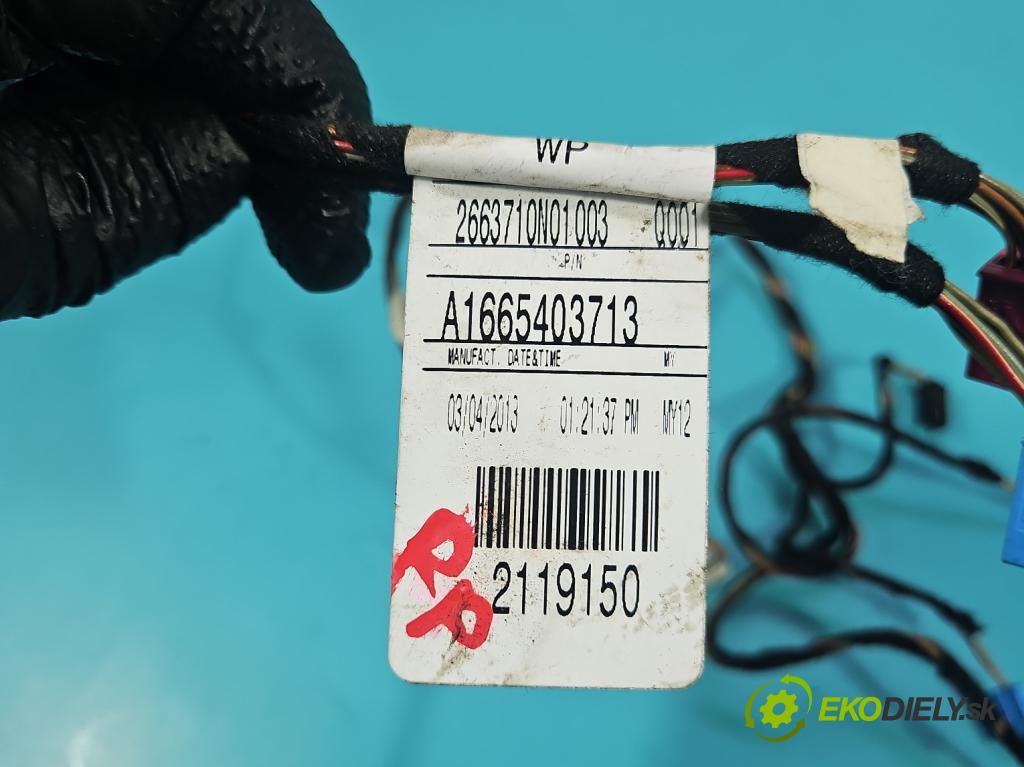 Mercedes GL II X166 2012-2015 4.7 V8 278928 340KM: automatic 250 kW 4663 cm3 5- Zväzok: dvere predné pravých A1665403713