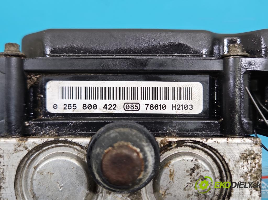 Opel Corsa D 2006-2014 1.3 cdti 75 hp manual 55 kW 1248 cm3 3- čerpadlo abs 0265800422 (Pumpa ABS)