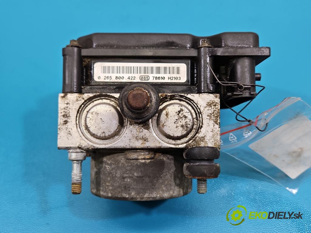 Opel Corsa D 2006-2014 1.3 cdti 75 hp manual 55 kW 1248 cm3 3- čerpadlo abs 0265800422 (Pumpa ABS)