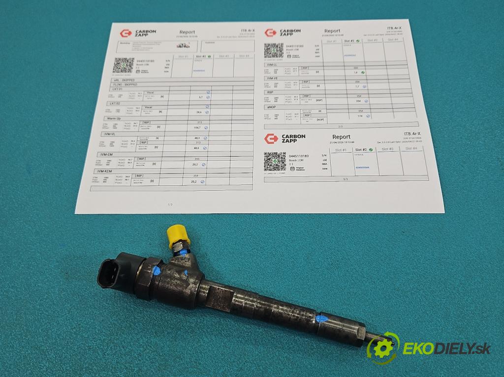 Opel Corsa D 2006-2014 1.3 cdti 75 HP manual 55 kW 1248 cm3 3- vstrek 0445110183 (Vstrekovač paliva)