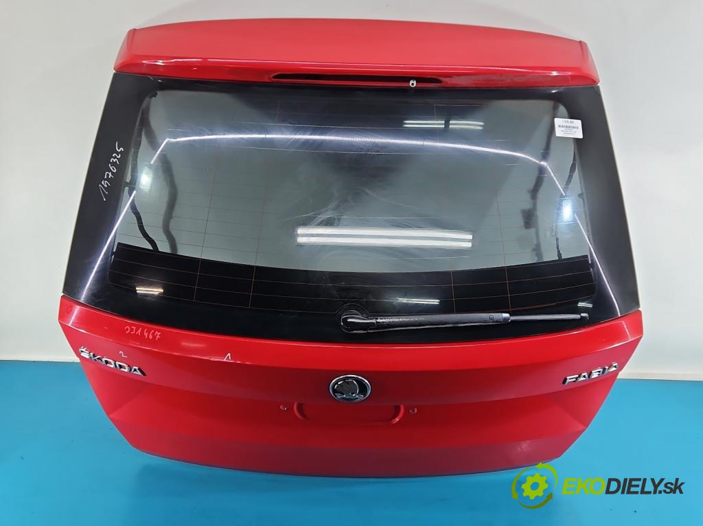 Skoda Fabia III 2014- 2021 1.0 TSI 95 HP manual 70 kW 999 cm3 5- zadna kufor  (Kapota zadná (kufor))