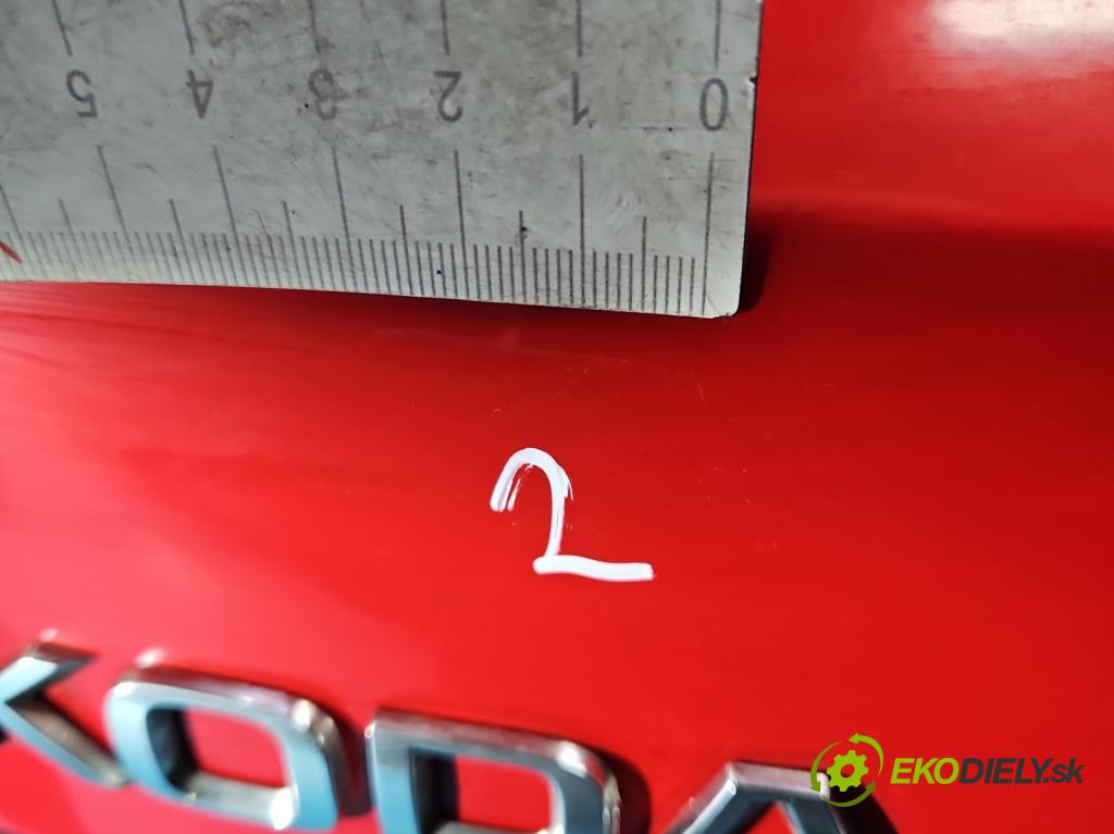 Skoda Fabia III 2014- 2021 1.0 TSI 95 HP manual 70 kW 999 cm3 5- zadna kufor  (Kapota zadná (kufor))