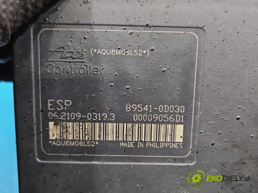 Toyota Yaris II 2005-2011 1.0 vvti 69KM manual 51 kW 998 cm3 5- čerpadlo abs 89541-0D030 (Pumpa ABS)