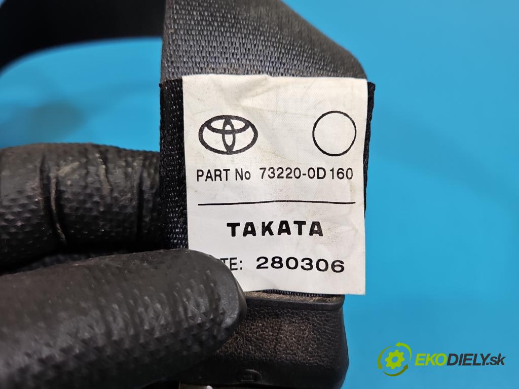 Toyota Yaris II 2005-2011 1.0 vvti 69KM manual 51 kW 998 cm3 5- pas bezpečnosť: predné ľavý 73220-0D160