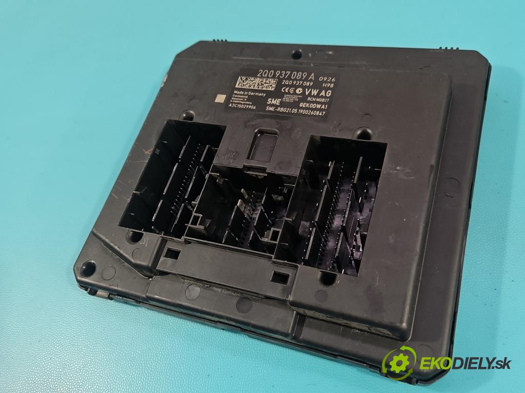 Skoda Fabia III 2014- 2021 1.0 TSI 95 HP manual 70 kW 999 cm3 5- riadiaca jednotka komfortu 2Q0937089A