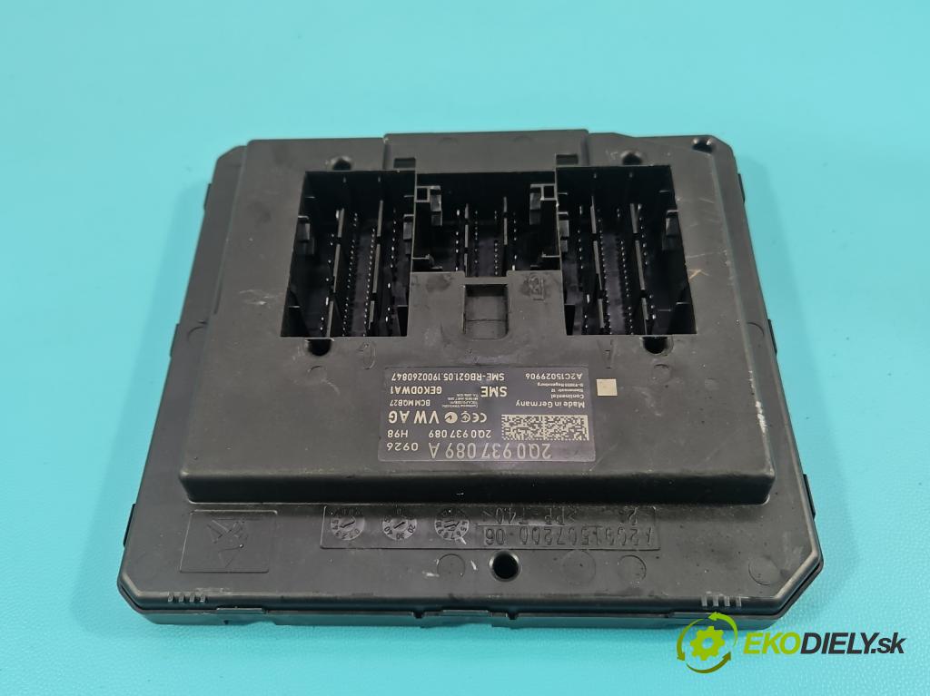 Skoda Fabia III 2014- 2021 1.0 TSI 95 HP manual 70 kW 999 cm3 5- riadiaca jednotka komfortu 2Q0937089A