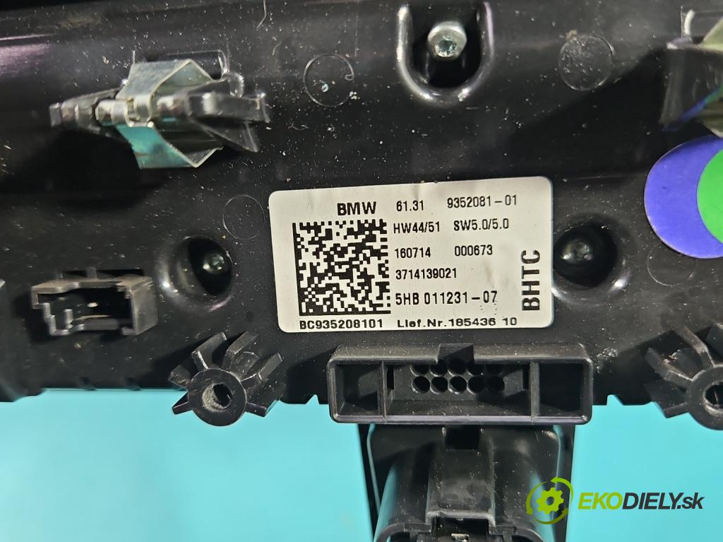 Bmw i3 2013–2022 0.0 elektrický: 170 HP automatic 125 kW 1 cm3 5- panel kúrenia 9352081