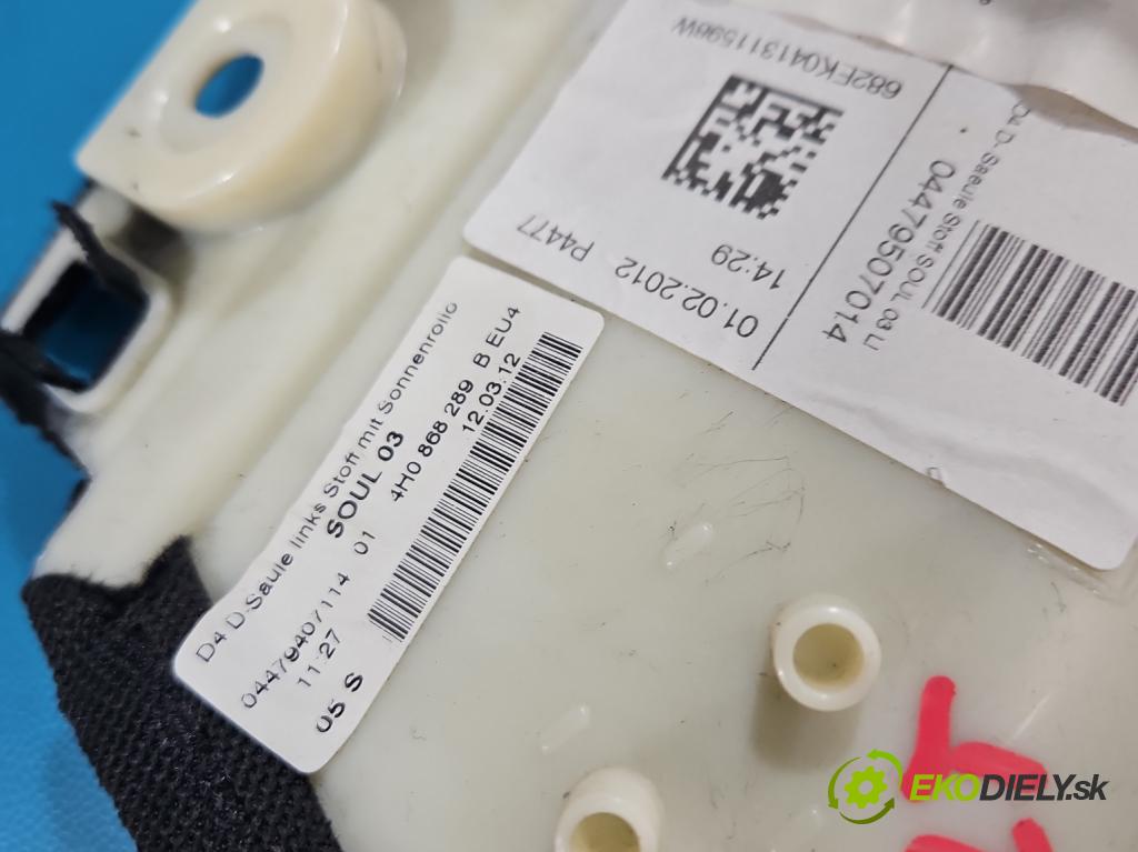 Audi A8 D4 2009-2017 2.0 TFSI 211KM automatic 155 kW 1984 cm3 4- kryt plast 4H0868289B