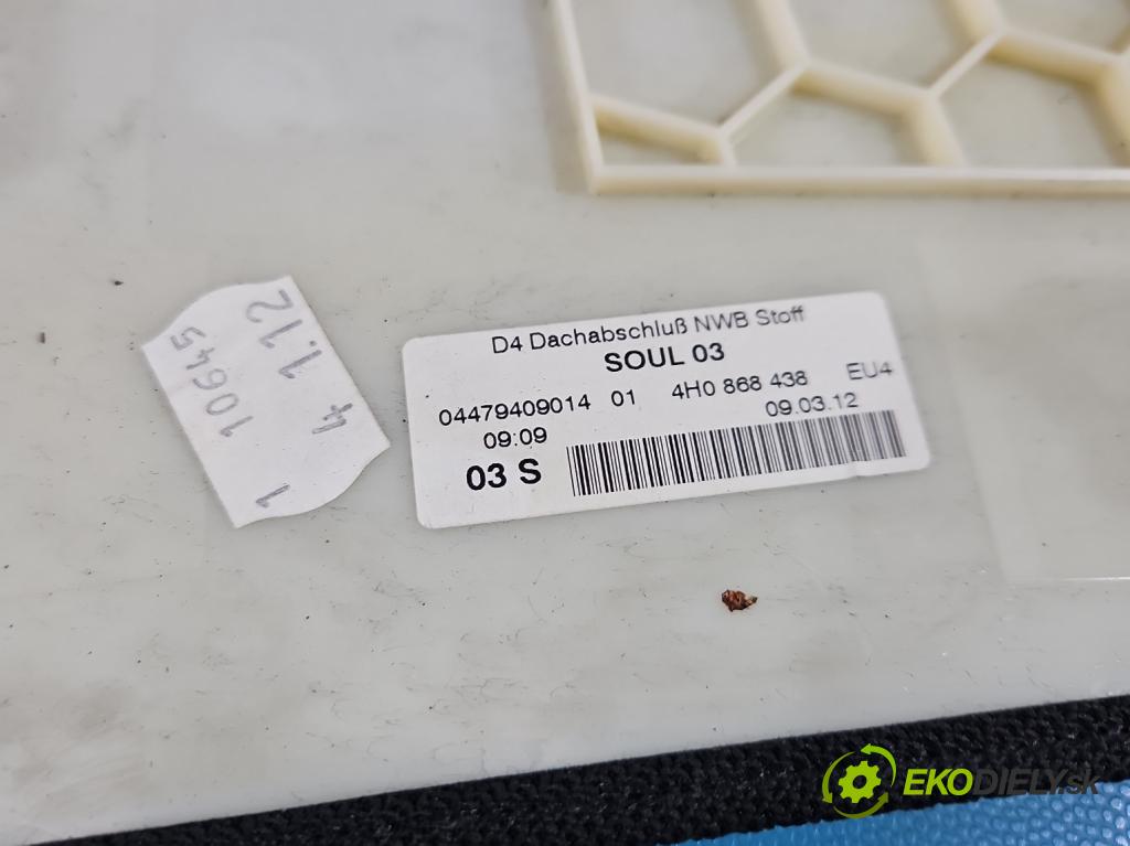 Audi A8 D4 2009-2017 2.0 TFSI 211KM automatic 155 kW 1984 cm3 4- kryt plast 4H0868438