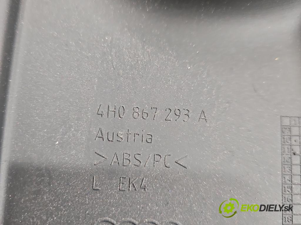 Audi A8 D4 2009-2017 2.0 TFSI 211KM automatic 155 kW 1984 cm3 4- kryt plast 4H0867239B