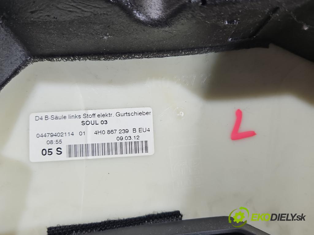 Audi A8 D4 2009-2017 2.0 TFSI 211KM automatic 155 kW 1984 cm3 4- kryt plast 4H0867239B