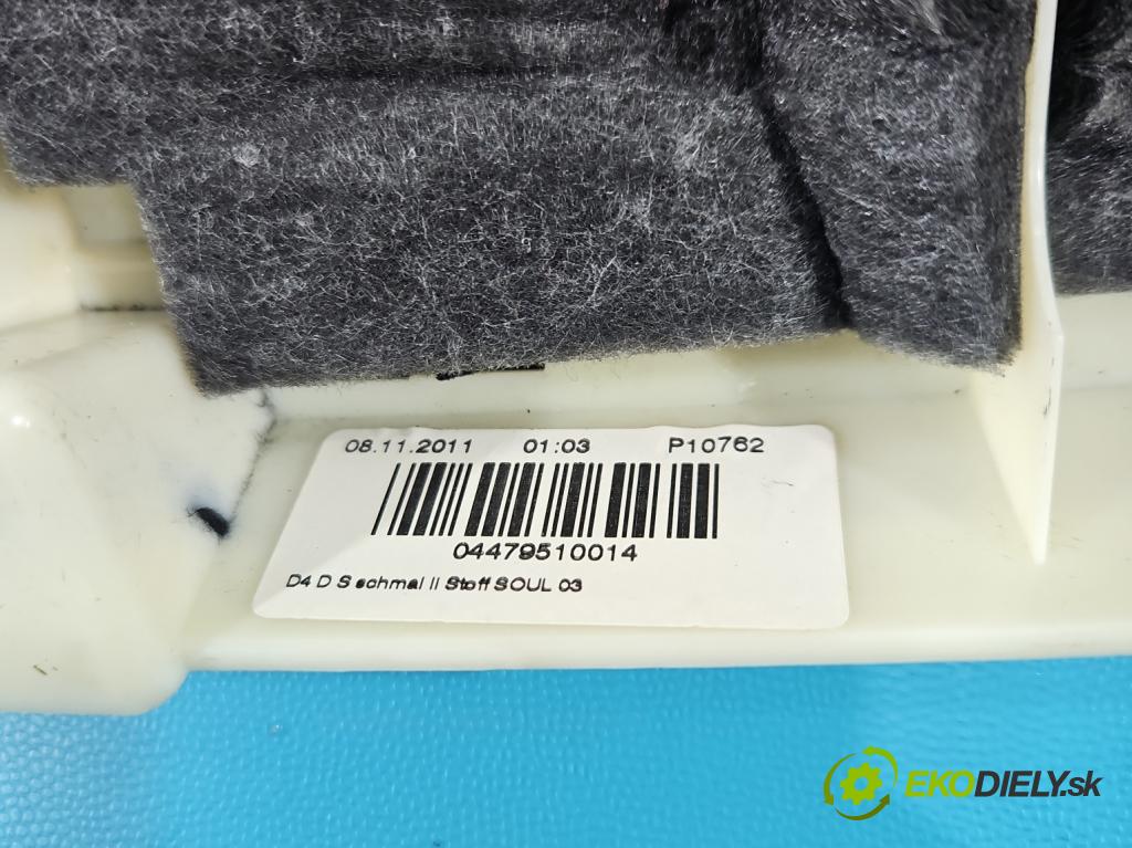 Audi A8 D4 2009-2017 2.0 TFSI 211KM automatic 155 kW 1984 cm3 4- kryt plast 4H0867241B