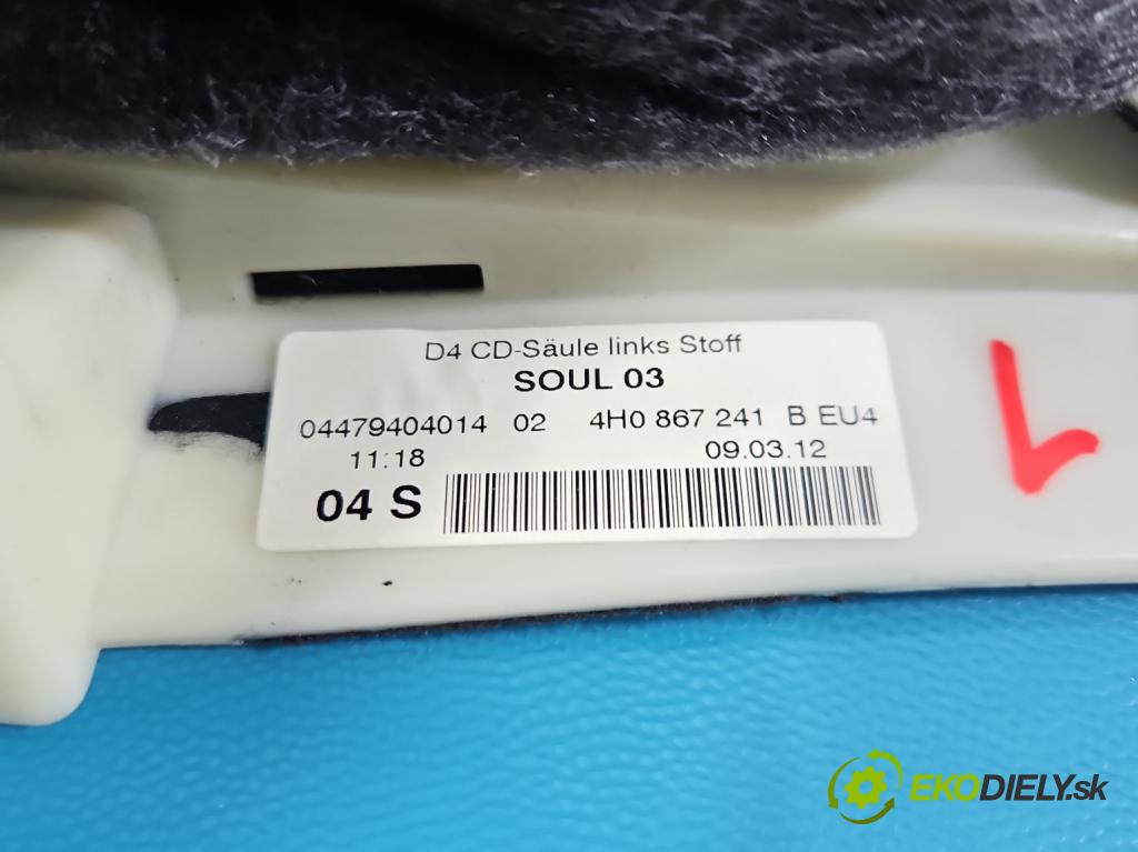 Audi A8 D4 2009-2017 2.0 TFSI 211KM automatic 155 kW 1984 cm3 4- kryt plast 4H0867241B