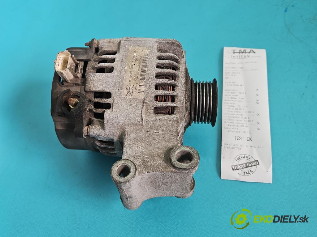 Ford Focus Mk1 1998-2004 1.6 16V 101 HP manual 74 kW 1596 cm3 4- Alternator 98AB10300GK (Alternátor)