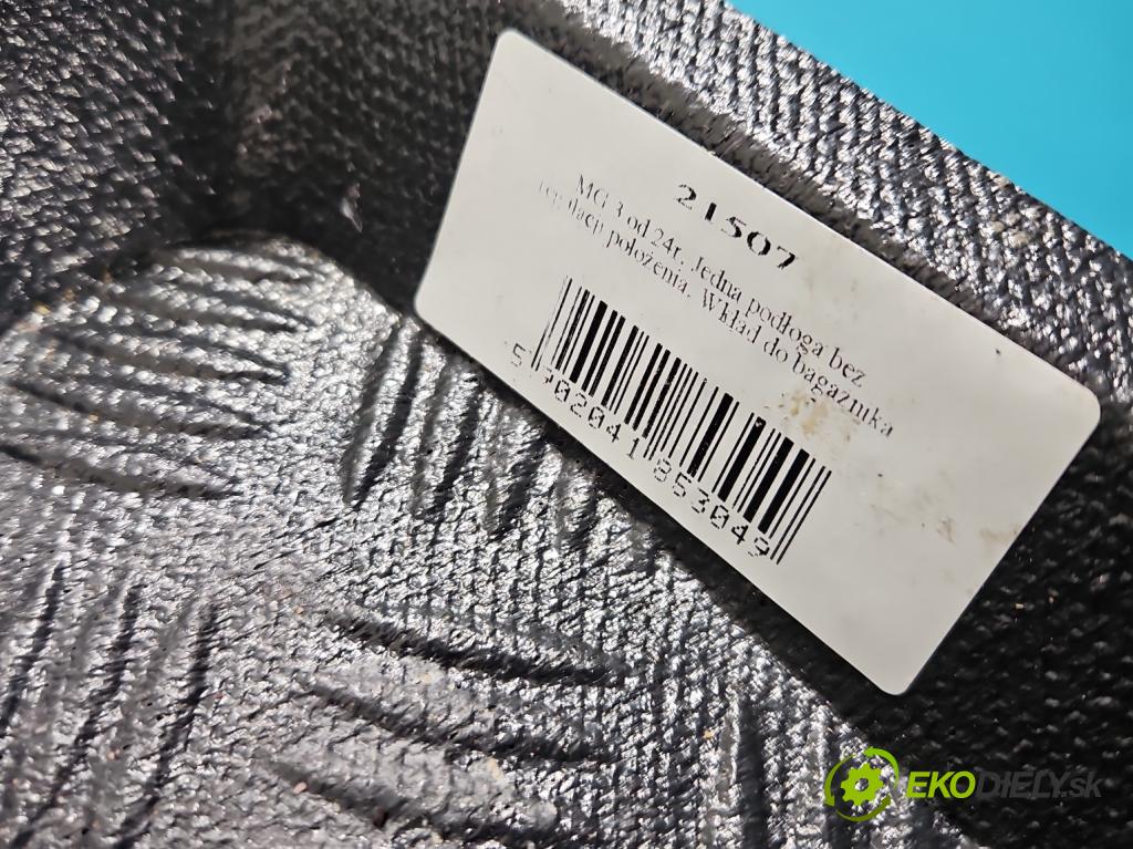 MG MG3  24- 1.5 16V 116 HP manual 85 kW 1495 cm3 5- koberec do auta kufra: