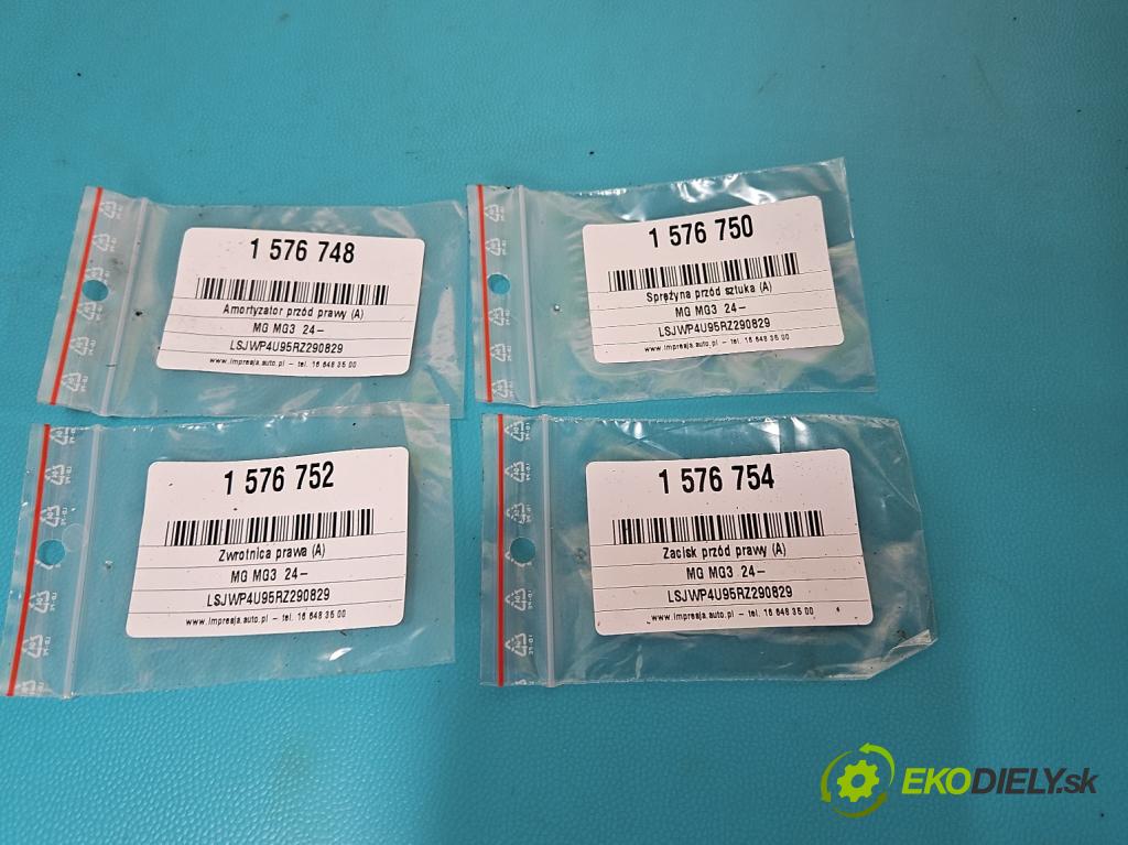 MG MG3  24- 1.5 16V 116 HP manual 85 kW 1495 cm3 5- tlmič predné pravý 11510485 (Kľučka dverí ostatné)