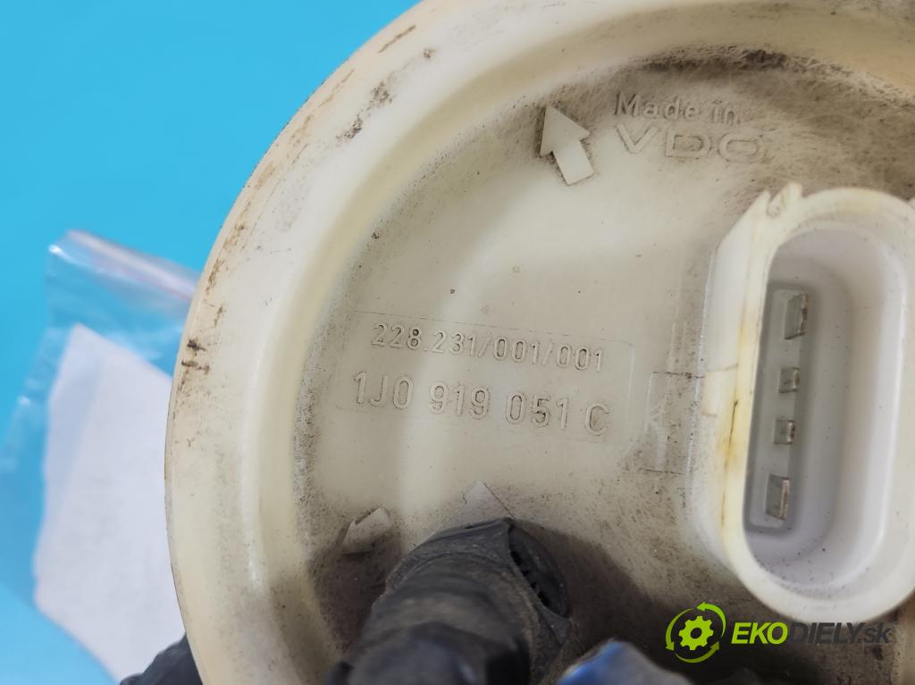 Vw Golf IV 1997-2003 1.6 SR 101 HP manual 74 kW 1595 cm3 5- čerpadlo palivo 1J0919051C
