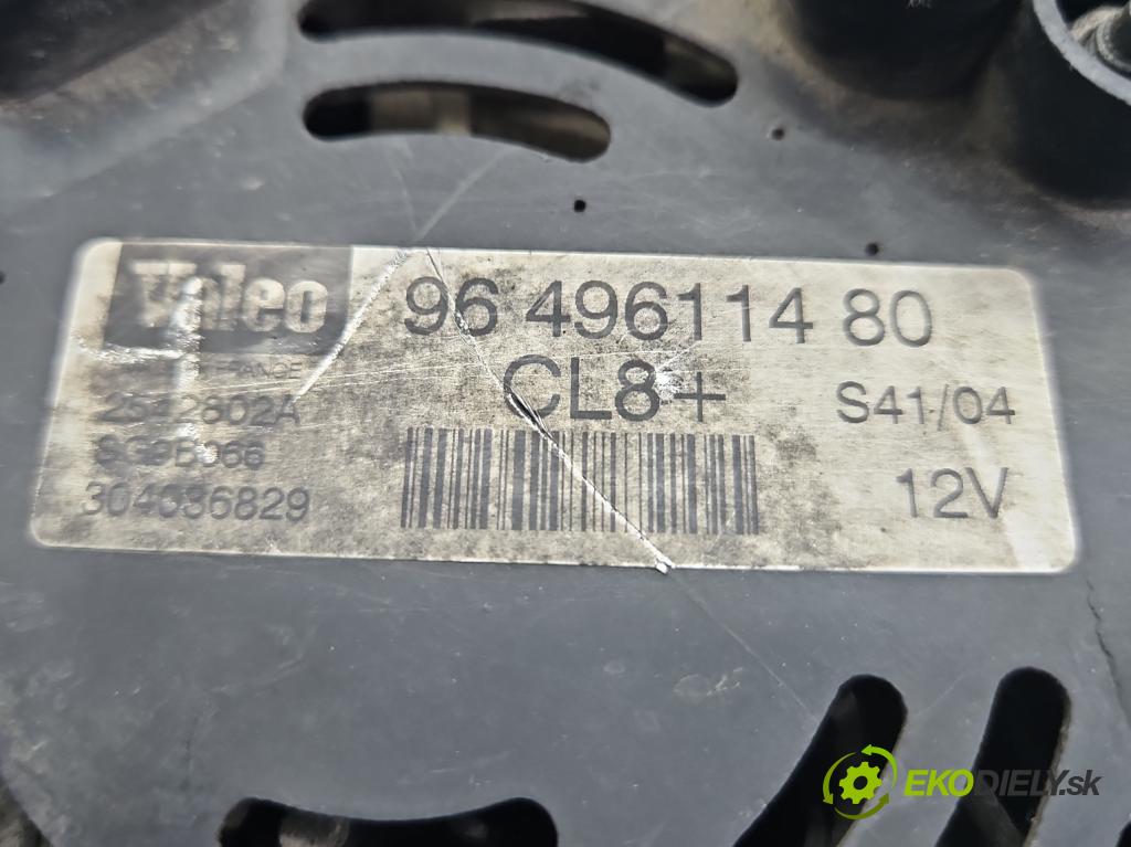 Citroen Xsara Picasso 1.8 16V 116 HP manual 85 kW 1749 cm3 5- Alternator 9649611480 (Alternátor)