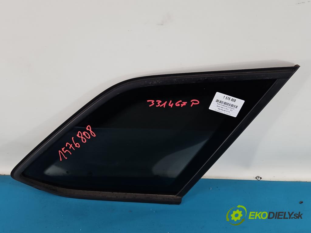 Skoda Fabia III 2014- 2021 1.0 TSI 95 hp manual 70 kW 999 cm3 5- sklo zadní pravé 