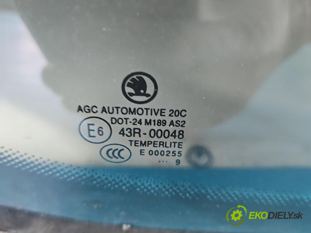 Skoda Fabia III 2014- 2021 1.0 TSI 95 hp manual 70 kW 999 cm3 5- sklo zadní pravé