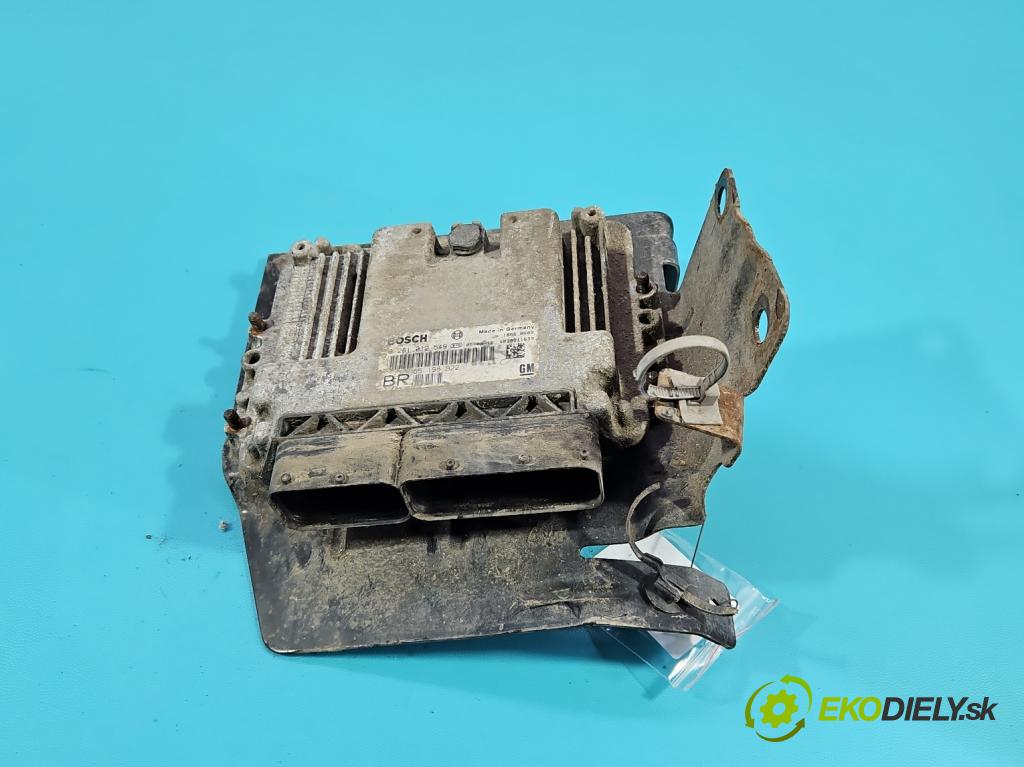 Opel Zafira B 2005-2014 1.9 cdti 150 HP manual 110 kW 1910 cm3 5- riadiaca jednotka motora 0281012549