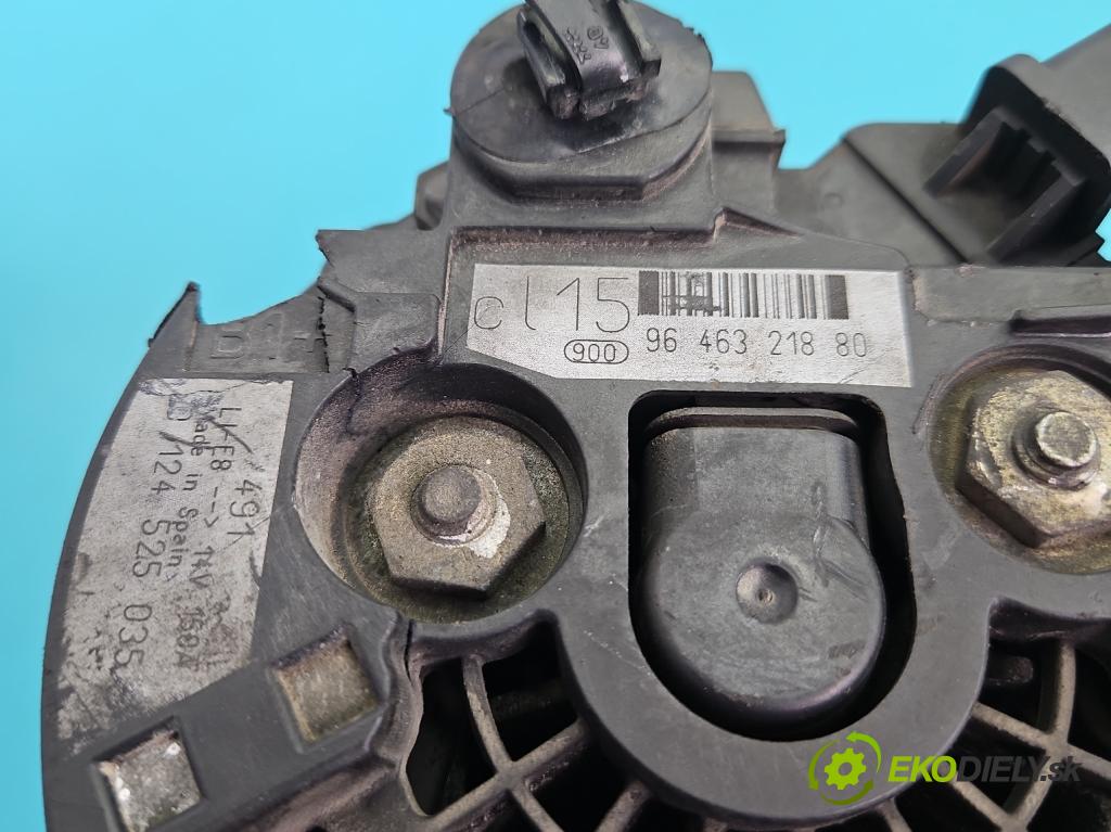 Peugeot 307 1.6 hdi 90 HP manual 66 kW 1560 cm3 5- Alternator 9646321880 (Alternátor)