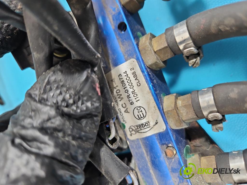 Chevrolet Aveo T200 2003-2008 1.4 8V 83 HP manual 61 kW 1399 cm3 5- inštalácia LPG