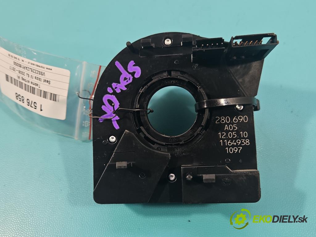 Seat Ibiza IV 6J 2008-2017 1.4 16V 86 HP manual 63 kW 1390 cm3 5- Páska: airbag 279948 (Airbag)