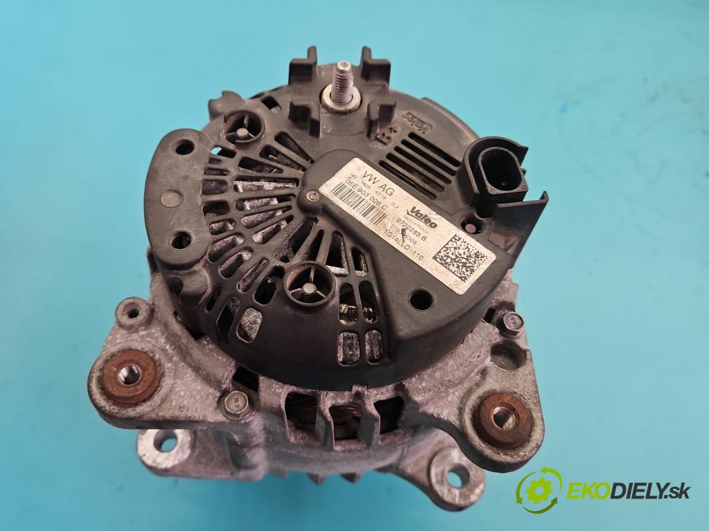 Skoda Octavia III 2013- 1.5 TSI 150 HP manual 110 kW 1498 cm3 5- Alternator 05E903026C (Alternátor)