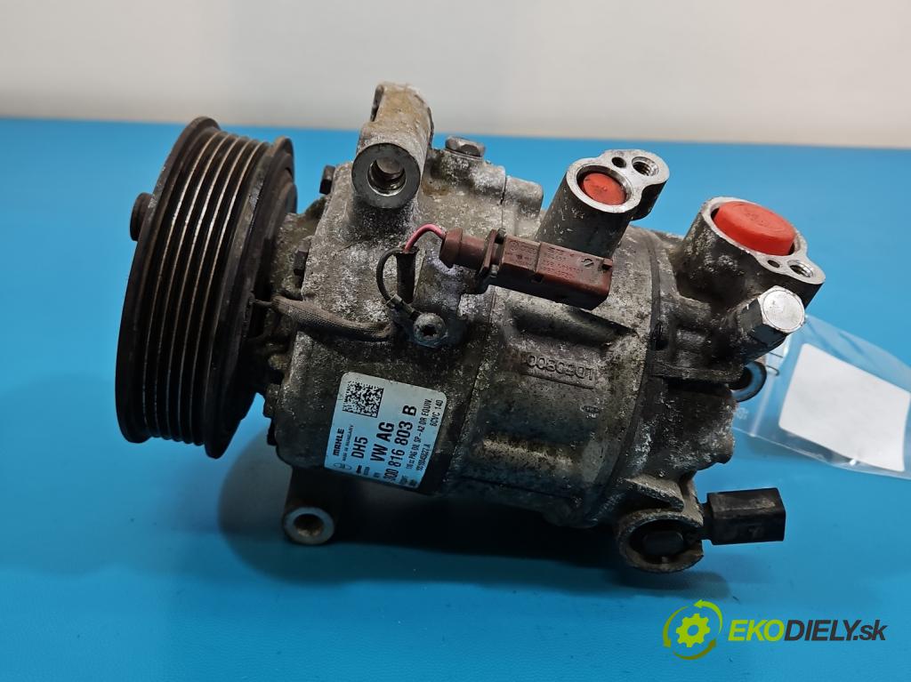 Skoda Octavia III 2013- 1.5 TSI 150 HP manual 110 kW 1498 cm3 5- Kompresor: klimatizácie 3Q0816803B (Kompresor klimatizácie)