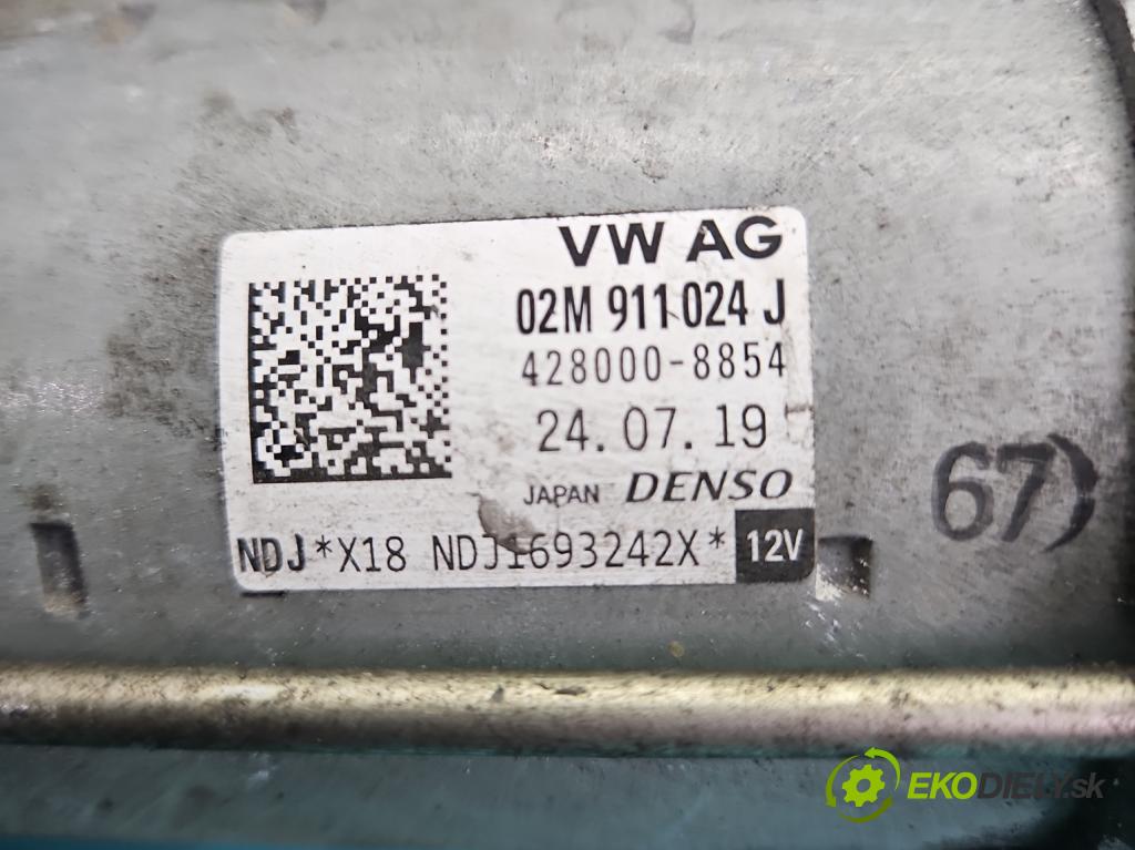 Skoda Octavia III 2013- 1.5 TSI 150 hp manual 110 kW 1498 cm3 5- startér: 02M911024J (Startér)