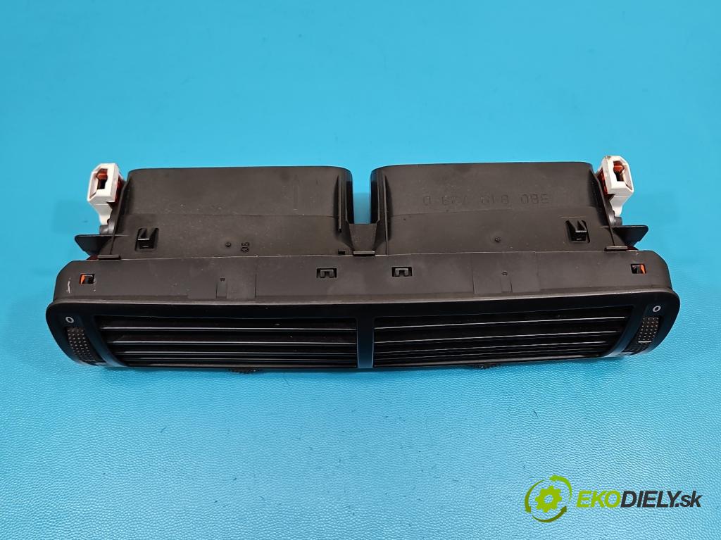 Vw Passat B5 1995-2005 1.6 8V 102 hp manual 75 kW 1595 cm3 5- Mřížka: topení medián: 3B0819728D (Mřížka topení)