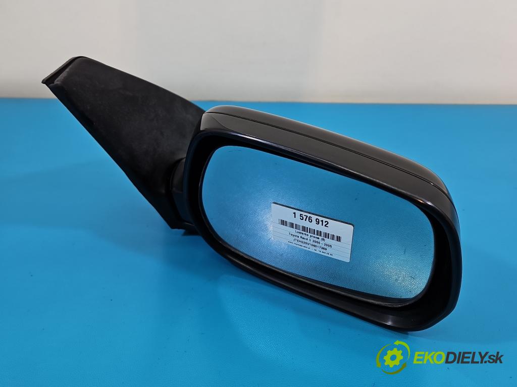 Toyota Rav4 II 2000-2005 2.0 D4D 1CD 133 hp manual 98 kW 1995 cm3 5- zpětné zrcátko pravé  (Klika dveří ostatní)