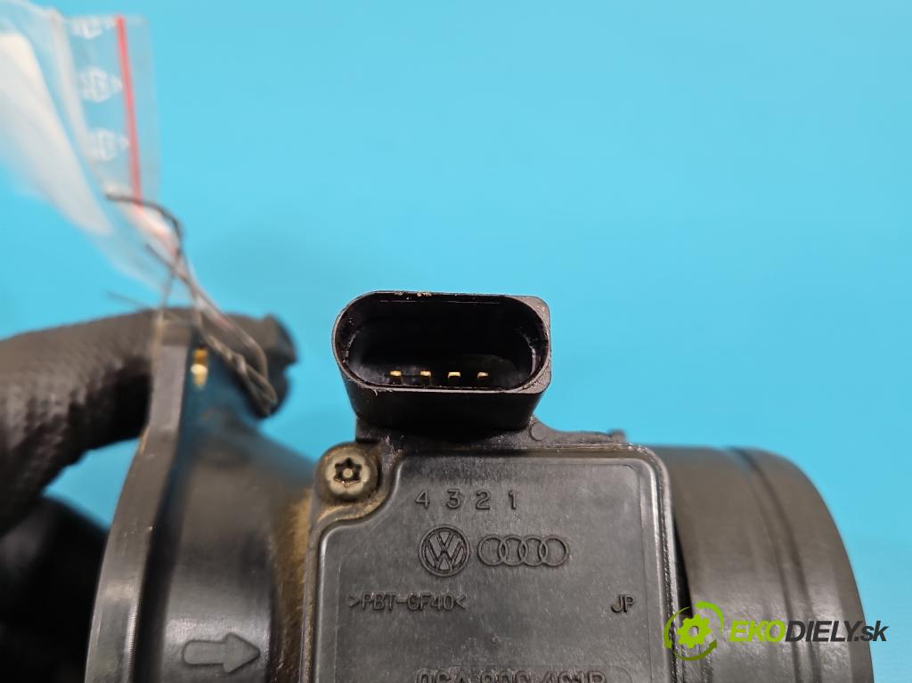 Vw Passat B5 1995-2005 1.6 8V 102 hp manual 75 kW 1595 cm3 5- váha vzduchu 06A906461B (Snímač hmotnosti vzduchu)