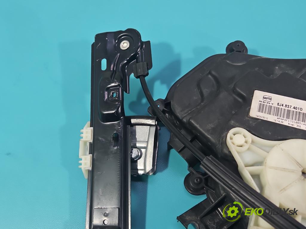 Seat Ibiza IV 6J 2008-2017 1.4 16V 86 HP manual 63 kW 1390 cm3 5- mechanizmus okna predné ľavý 6J4837401D