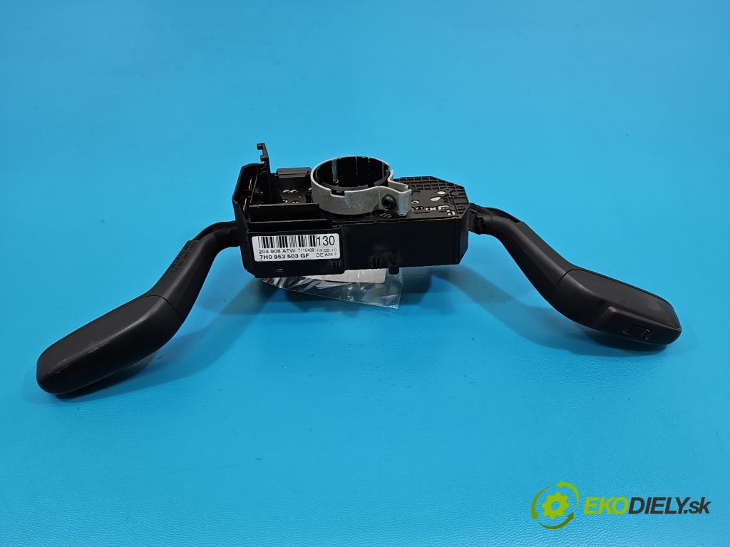 Seat Ibiza IV 6J 2008-2017 1.4 16V 86 HP manual 63 kW 1390 cm3 5- prepínač komplex: 7H0953503GF (Prepínacie páčky pod volantom)