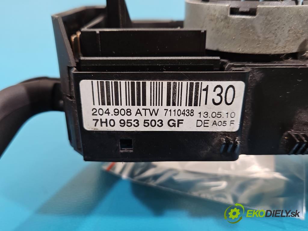 Seat Ibiza IV 6J 2008-2017 1.4 16V 86 HP manual 63 kW 1390 cm3 5- prepínač komplex: 7H0953503GF (Prepínacie páčky pod volantom)