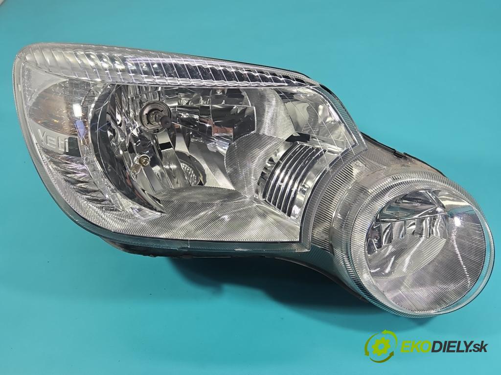 Skoda Yeti 2009-2017 2.0 tdi 110 HP manual 81 kW 1968 cm3 5- Reflektor: pravý 5L1941018A (Svetlo predné pravé)