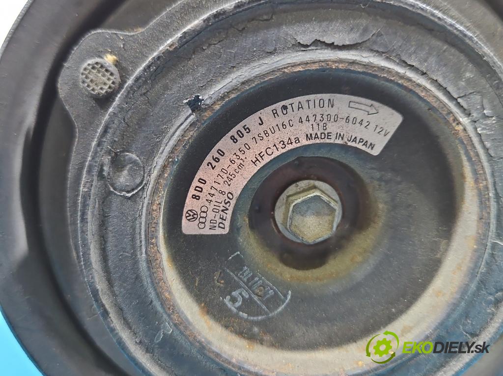 Vw Passat B5 1995-2005 1.6 8V 102 HP manual 75 kW 1595 cm3 5- Kompresor: klimatizácie 8D0260808 (Kompresor klimatizácie)
