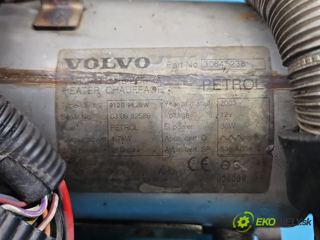 Volvo XC90 I 2002-2014 2.5 T 209KM automatic 154 kW 2521 cm3 5- Webasto 30645238 (Webasto (nezávislé kúrenie))