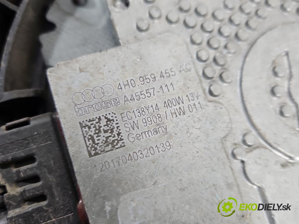 Audi A8 D4 2009-2017 2.0 TFSI 211KM automatic 155 kW 1984 cm3 4- Ventilátor chladiča 4H0959455AB