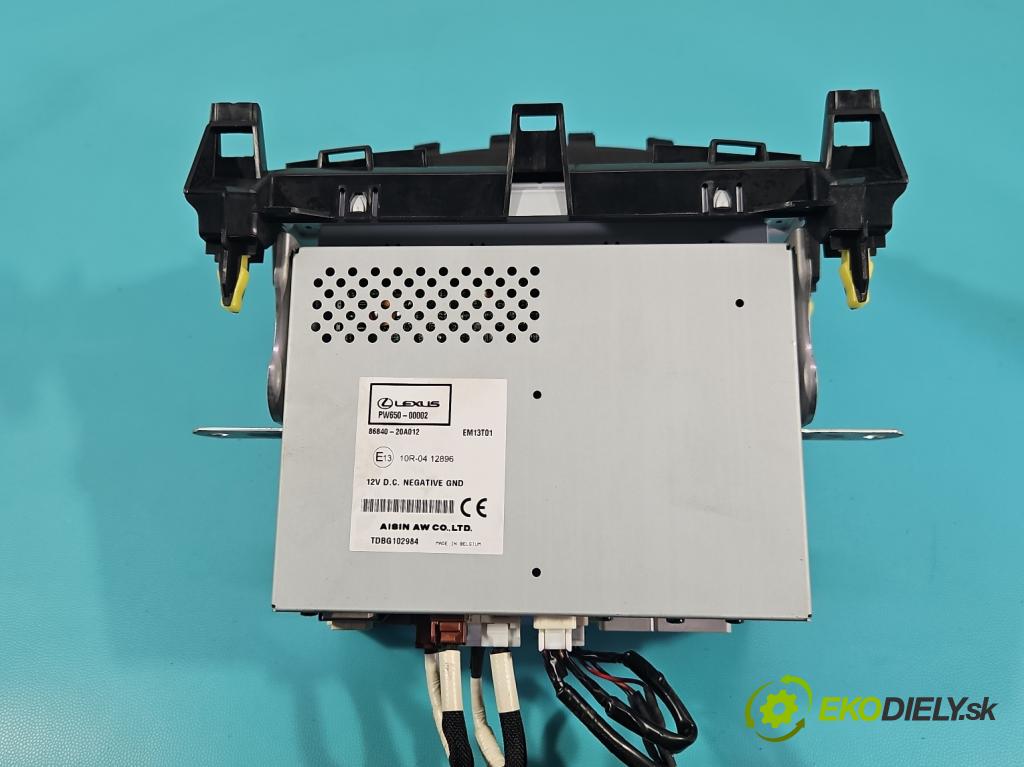 Lexus NX I 2014-2021 2.5 16V 155 hp automatic 114 kW 2494 cm3 5- Radio továrna: 86140-78160