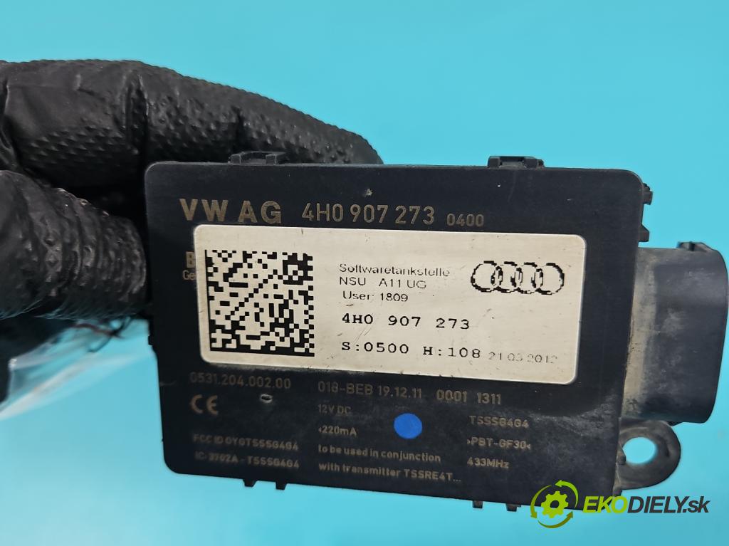 Audi A8 D4 2009-2017 2.0 TFSI 211KM automatic 155 kW 1984 cm3 4- riadiaca jednotka ostatné 4H0907273