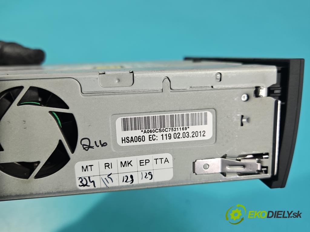 Audi A8 D4 2009-2017 2.0 TFSI 211KM automatic 155 kW 1984 cm3 4- Navigace: čtečka 4H0035670M